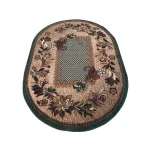 BCF Alfa 01 oval - verde 150 x 210 cm covor