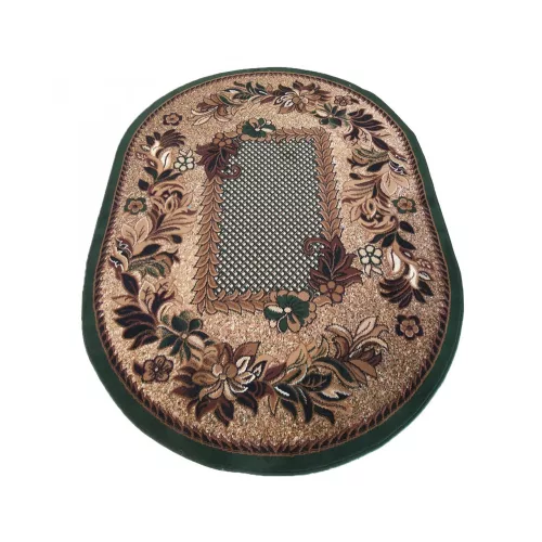 BCF Alfa 01 oval - verde 150 x 210 cm covor