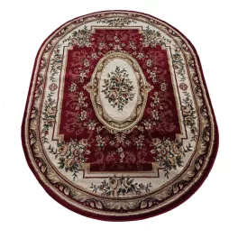  Covor oval Dy. Exclusive 04 N bordo 160 x 220 cm