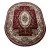  Covor oval Dy. Exclusive 04 N bordo 160 x 220 cm