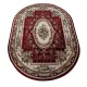  Covor oval Dy. Exclusive 04 N bordo 160 x 220 cm