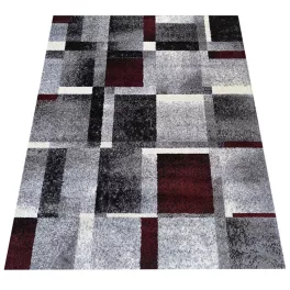  Covor Dy. OTTO 09 gri-roșu 80 x 150 cm