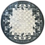  Covor Ber. PORTE 2054 gri 80 x 80 cm