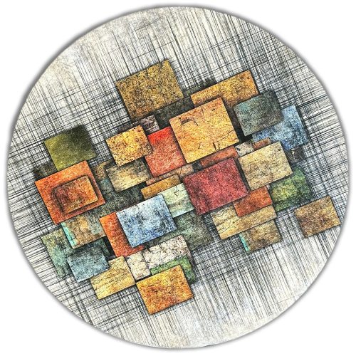  Covor Ber. PORTE 2116 multicolor 120 x 120 cm