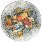  Covor Ber. PORTE 2116 multicolor 80 x 80 cm