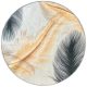  Covor Ber. PORTE 2395 gri auriu 120 x 120 cm