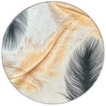  Covor Ber. PORTE 2395 gri auriu 80 x 80 cm