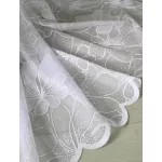  TRD. Perdea gata confecționată Penelope Floare Albă 400x180cm