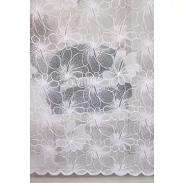   TRD. Perdea gata confecționată Penelope White Flower 500x250cm