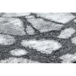  Covor modern COZY 8873 Cracks, cracked concrete - Lână structurală cu două straturi gri închis 80 cm