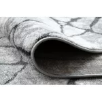 Covor modern COZY 8873 Cracks, cracked concrete - Lână structurală cu două straturi gri închis 80 cm