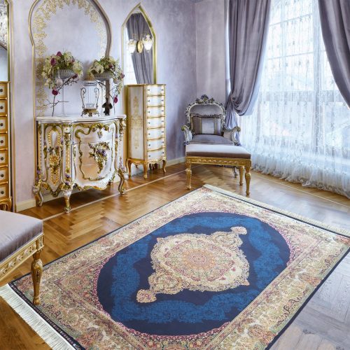 Dy QUM 01 albastru 160 x 230 cm covor
