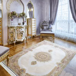 Dy QUM 03 crem 150 x 230 cm covor