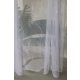  Perdea Emily albă cu model modern ondulat 200x180cm