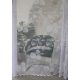  Perdea Emily albă cu model de mac 200x160cm