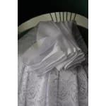  TRD. Perdea gata confecționată Emily White Rose model modern 400x250cm