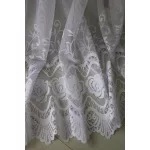  TRD. Perdea gata confecționată Emily White Rose model modern 500x250cm