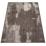  Covor cu două fețe, cu șnur Dy. ZARA 10 maro 80 x 150 cm