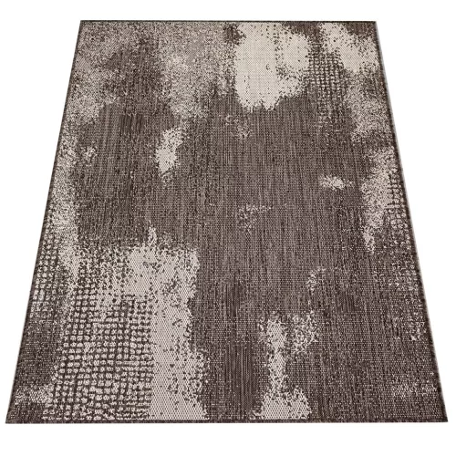  Covor cu două fețe, cu șnur Dy. ZARA 10 maro 80 x 150 cm