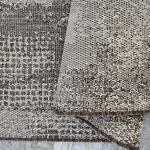  Covor cu două fețe, cu șnur Dy. ZARA 10 maro 80 x 150 cm
