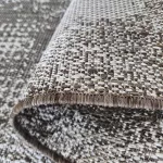 Covor cu două fețe, cu șnur Dy. ZARA 10 maro 80 x 150 cm