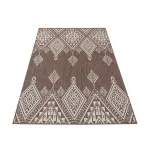 Covor două fețe ZARA 13 maro 80 x 150 cm