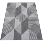  Covor cu cord, față-verso, Dy. ZARA 16 gri, 80 x 150 cm