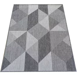  Covor cu cord, față-verso, Dy. ZARA 16 gri, 80 x 150 cm