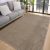 Covor moale maro cu design de lux Den. 80x150cm - spate cauciucat