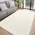 Covor crem moale, design Deluxe, 80x150cm - spate cauciucat