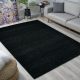  Den. Nora solid negru 160x220cm Covor modern