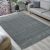 Covor modern Den. Nora gri solid 80 set = 80x250cm + 2 buc x 80x150cm