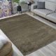  Covor modern Den. Nora culoare solidă maro deschis 60 set = 60x220cm + 2 buc x 60x110cm