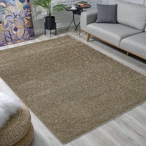  Covor modern Den. Nora culoare solidă D.bej 60 set = 60x220cm + 2 buc x 60x110cm